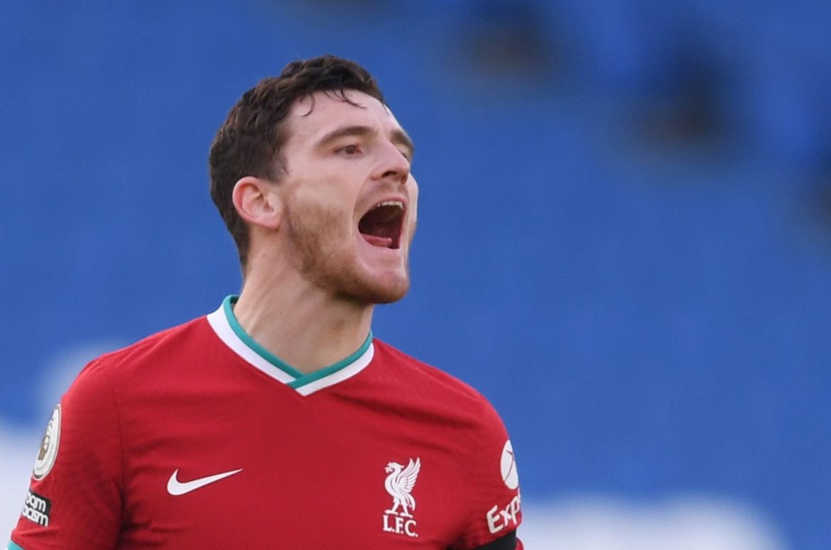 Liverpool fans fume at Andy Robertson