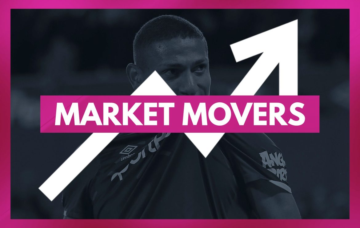 Richarlison climbs into world’s top 60 most valuable players